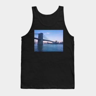 Brooklyn Bridge Pastel Sunset Manhattan Tank Top